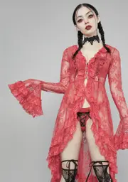 [Widow] Rouge Happily Ever Afterlife Lace Duster