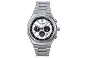 Citizen Zenshin Chronograph Super Titanium Silver Dial Eco-Drive CA4610-85A 100M Men's Watch