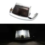 For Harley FLSTC Heritage Softail Classic Smoke Lens Front LED Fender Tip Light