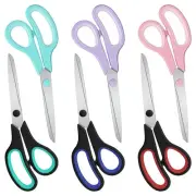 Scissors 6-Pack, 8'' Multipurpose Scissor with Ultra Sharp Blades, Easy Grip ...