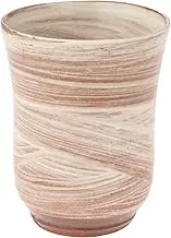 Marui Pottery MR-3-4505 Shigaraki Ware Hechimon Tea Cup, Capacity: Approx. 9.4 fl oz (290 ml), White Cocoon, White