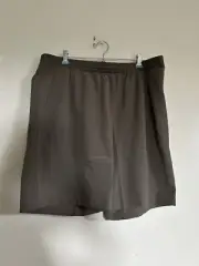 FLX Shorts Men's Olive Green Dynamic Stretch Travel Leisure Moisture Wicking L