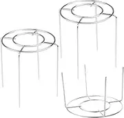 PRETYZOOM Efficient Space-Saving Stainless Steel Cooling Rack Set 3pcs Inverted Baking Sheet Rack for Cookies