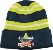 North QLD Queensland Cowboys NRL Wozza Embroidered Beanie Hat Holiday Gifts