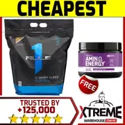 RULE1 R1 PROTEIN WHEY 100% BLEND 10LB // ON WPI WPC LEAN BCAAS 10LBS #