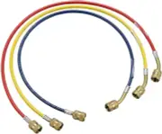 Yellow Jacket 61015 - 24" Hydrocarbon Hoses, RYB REFFLEX (3 Pack)