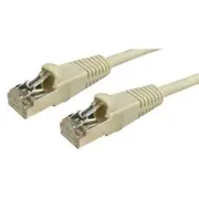 Dynamix Cat6 STP Patch Lead - 3m - Beige T568A Specification - 26AWG - Slimline Snagless Moulding - Shielded RJ45 with 50µ Inch Gold Plate Connectors [PL-STP6-3]
