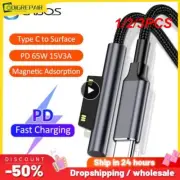 1/2/3PCS USB Type C Power Supply Charger Adapter 65W 15V 3A PD Fast Charging Cab