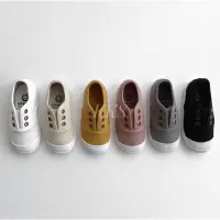 在飛比找蝦皮購物優惠-[現貨*發票🌈]ᴋᴋs韓國製 兒童鞋 懶人休閒帆布鞋 14-