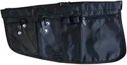 Ipetboom Scissors Fanny Pack Barber Clippers Belt Bag for Women Hairstylist Trimmers Hair Tools Hair Brush for Women Curly Scissor Storage Waist Bag Barber Waist Pouch Razor Canvas Black