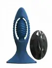 Vibrating anal plug silicone dilator vibrator anal butt dildo smooth sexy