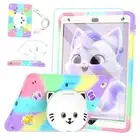 for iPad 9th/8th/7th Generation Case 10.2" with Screen Protector,Cute Colourful