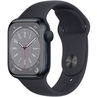 Apple Watch Series 8 GPS 45毫米 午夜暗色鋁金屬錶殼 運動錶帶 MNP13ZP/A 香港行貨