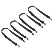4pcs Shoulder Strap Adjustable Swivel Clips Hooks Buckle Slide Crossbody Belt