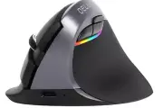 Wireless Vertical Mouse, Silent Small Ergonomic Mouse with BT 5.0 and USB Receiv
