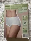 3 Pr NATURE Organic Cotton Panty Full Cut Coverage Brief Hipster Underwear L