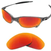 Tintart Polarized Replacement Lenses for-Oakley Juliet Sunglasses Fire Red (PRM)