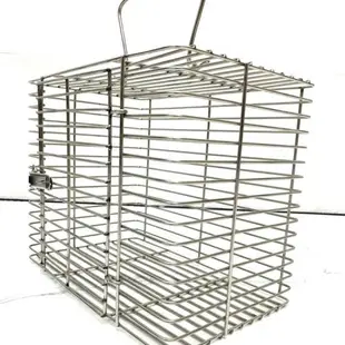 304不銹鋼攜帶籠遛鳥籠小型寵物洗澡籠耐腐蝕健康籠保溫箱育鳥籠