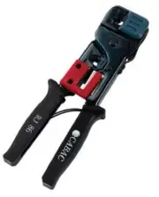 Cabac RATCHET CRIMP TOOL CABRJ86 For 6-Way RJ12 & 8-Way RJ45, Square Compression