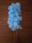 Back Sponge Scrubber Shower Body Brush with Loofah Mesh 17" Plastic Long Handle