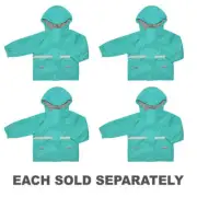 Silly Billyz Waterproof Jacket Aqua Stylish Windproof Soft Polycotton Lining