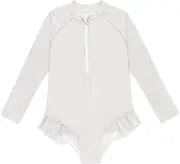 [ODAWA] Youth Swimsuits Snow Girl Rash Guard Swim Suit Size 3T