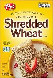 Shredded Wheat Big Biscuit, Whole Grain, Non-Gmo, Heart Healthy Breakfast Cereal, 15 Oz