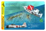 Zero Fighter Palau Wreck Reef Smart Waterproof Dive Card