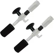 Happyyami 2pcs Aquarium Aerator Fish Tank Cleaner Tweezers Fish Tank Decorations Fish Tanks Aquarium Water Filter Mini Fish Tank Filters Small Fish Tank Filter Portable Plant Black Plastic