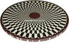 End Marble Console Tops Table Round Furniture Inlay Arts Garden Decoration H4816