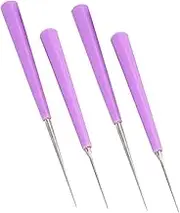CLISPEED 4Pcs Bead Reamer Tool Precision Hand Drill for Jewelry Making Essential Bead Tools for Expanding Gemstones Pearls Beads for DIY Crafting Projects
