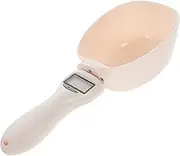 ULTECHNOVO 1Pc Portable Pet Food Measuring Spoon Electric Spoon with Cute Cat Head Design for Weighing Dog Cat Food Spices and More Multifunctional Tool for Home Use