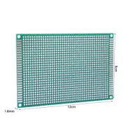 10pcs 8x12cm Double Side Prototype PCB Tinned Breadboard Circuit Board