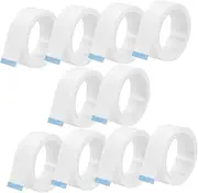 CRILSTYLEO 10rolls Eyelash Extension Tape Tear Breathable Lash Tape for Makeup Salon for Shaping and Holding Lashes for Eyelash Artists