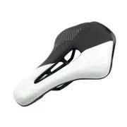 Bicycle Cushion Mountain Bike Road Bike Seat Hollow Breathable Comfortable Saddle Black + white_24*14.8*4.5