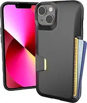 Smartish iPhone 13 Wallet Case - Wallet Slayer Vol. 1 [Slim + Protective] Credit Card Holder - Black Tie Affair