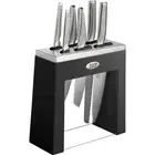 Global Kabuto 7pc Knife Block Set Black 79620