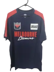 AFL Throwback Graphic Tee Shirt - Melbourne Demons - Mens T-Shirt