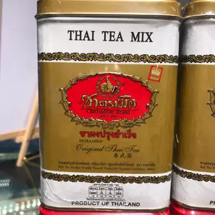 泰國🇹🇭 手標牌鐵盒紅茶 泰式奶茶 紅茶包 紅茶葉 鐵盒