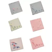 Handkerchief Embroidery Crafting Art for Adults Beginners Floral Hankies