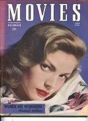 MAG: Movie Play-Lauren Bacall-Tyrone Powers-Rosalind Russell-Rita Hayworth-De...