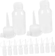 Homoyoyo 12pcs Hair Oil Dispenser Bottles Pointed Mouth Applicator for Hair Color Shampoo Conditioner Scalp Treatments Precision Squeeze Bottles for Easy Application