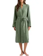 [David Lawrence] Lison Modal Sleep Robe in Green