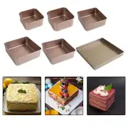Carbon Steel Cake Tray Rectangle Bread Pan Loaf Tin Roasting Easily Cleaning