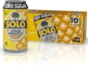 Zero Sugar Lemon Pineapple Drink Can 375 Ml (Pack of 10)