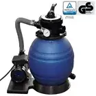 Sand Filter Pump With Multiport Valve 400W Above Ground Pool Cleaning System