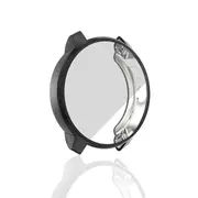 2Pcs For Garmin Vivoactive 3 Music Version TPU Protective Case(Black)