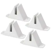 4 Pcs Plastic Fence Stand Decking Supports Post Tops Dividers