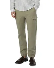 Onia Linen Cargo Jogger Pants