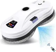 Window Cleaner Robot with Auto Spray, Remote Control, Smart Frame Detect, 3 Routes, 2 Powerful Motors, Glass Robot with 30ML Water Tank, Suitable for Glass Window Tile, Indoor Outdoor